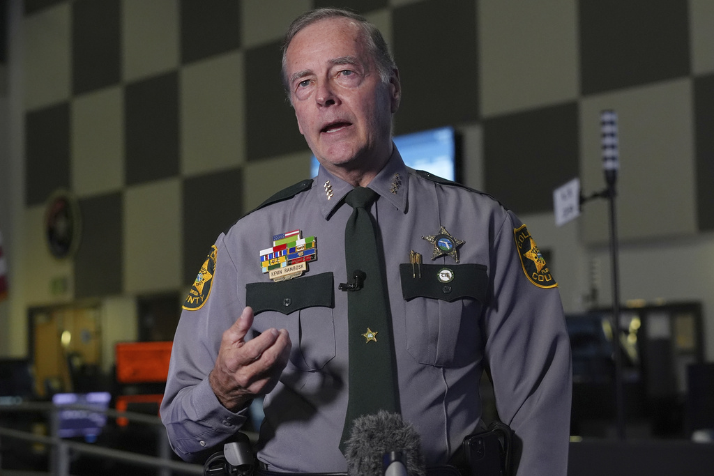 Collier County Sheriff Kevin Rambosk explains the upgrades to the technology used by emergency responders