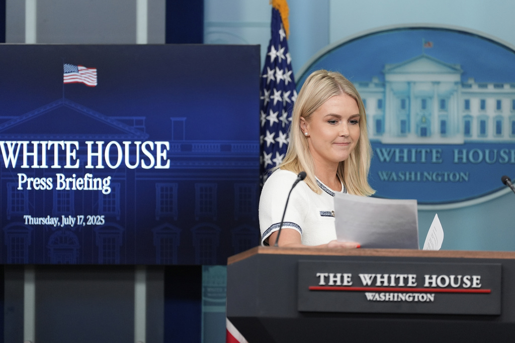 White House press secretary Karoline Leavitt