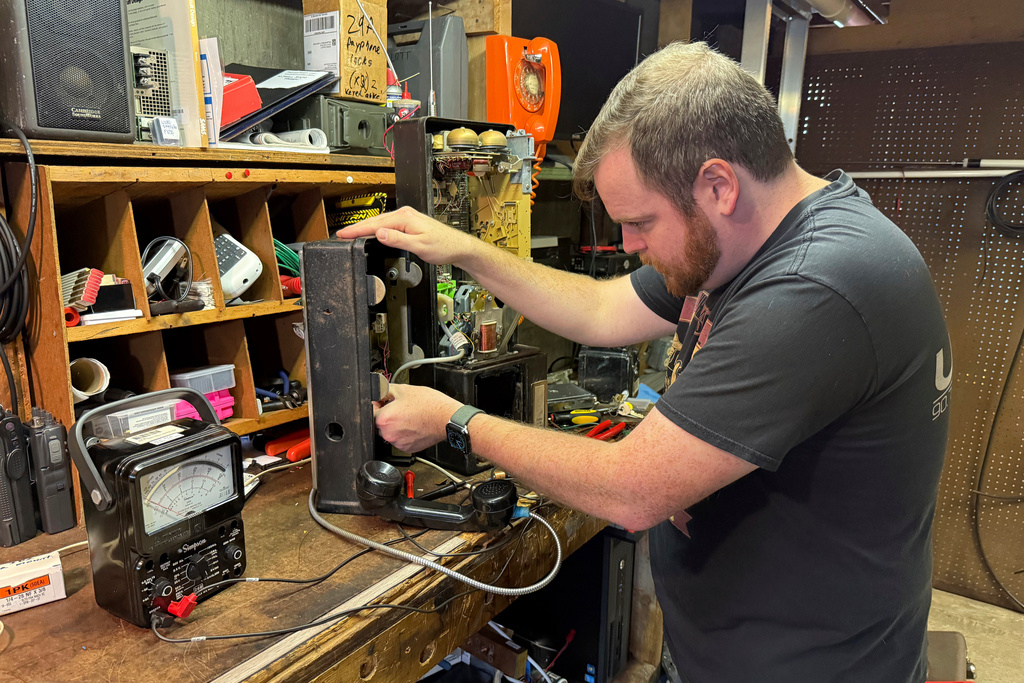 “Basically, there’s a small piece of equipment that converts an internet telephone line to an analog line that these phones can operate off of,” he said.