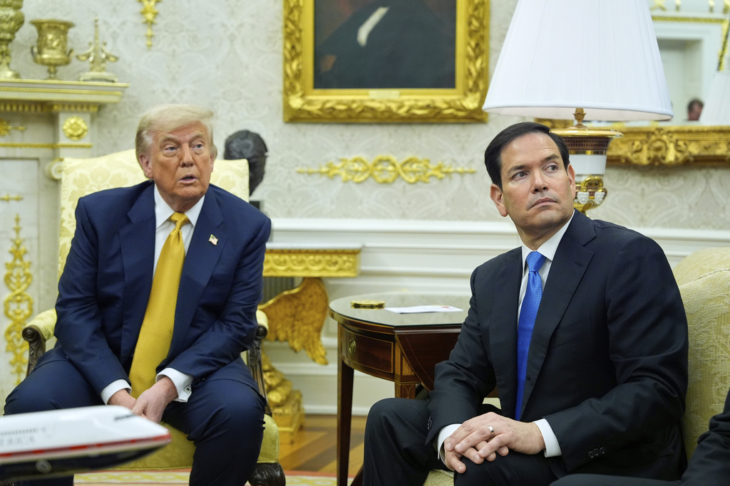 President Donald Trump and Secretary of State Marco Rubio 