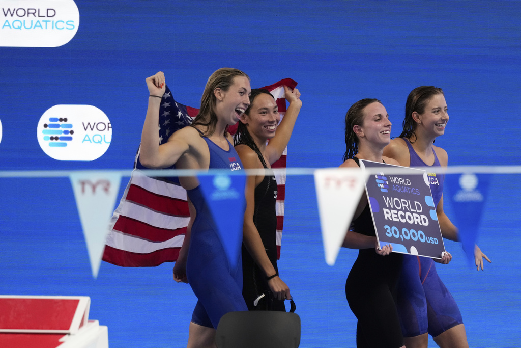 The United States finished with nine gold medals