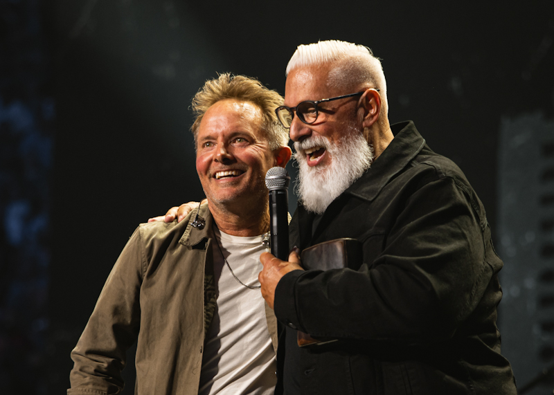 Chris Tomlin with Pastor Brett Meador