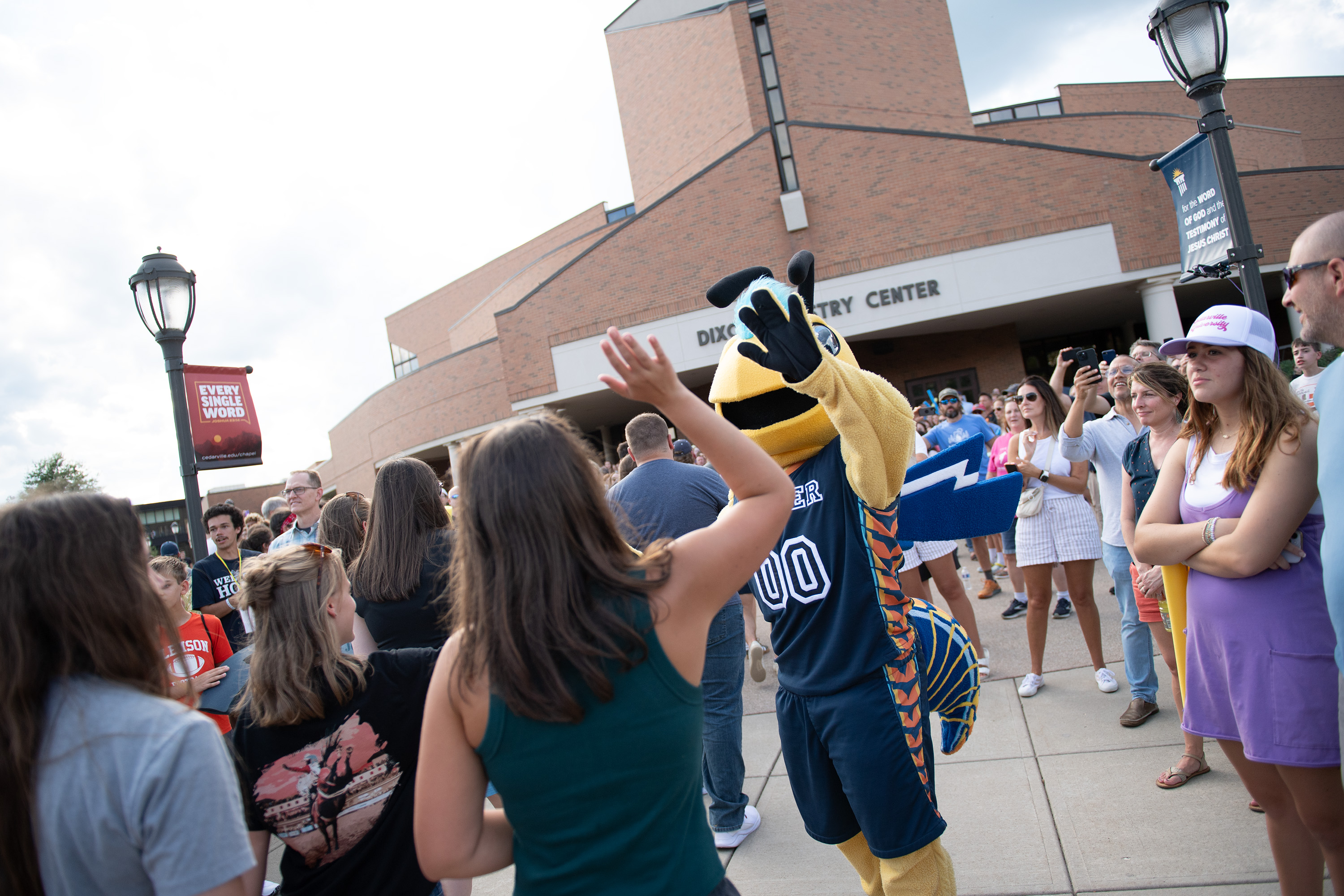 Energy is high at Cedarville University as 1,175 new freshmen arrive on campus
