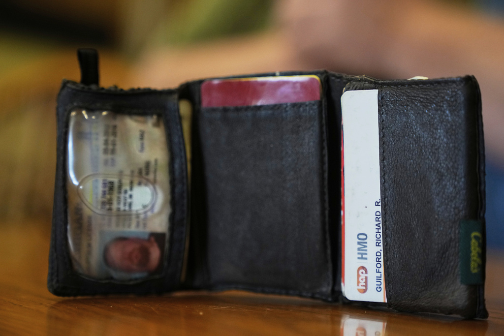 The old wallet of Richard Guilford