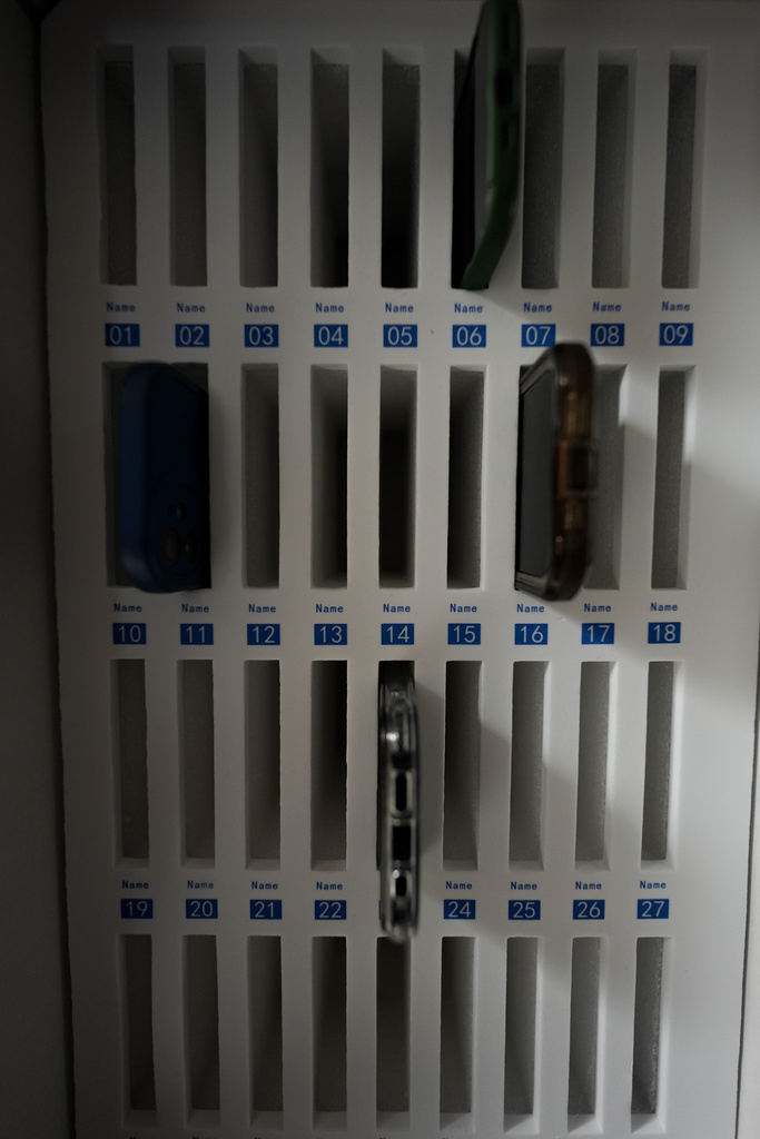 Cell phone locker 