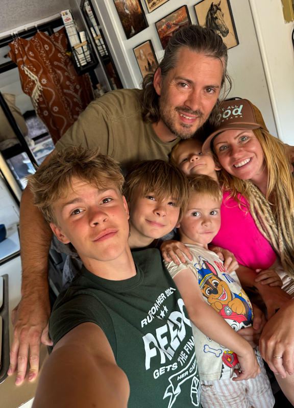 Sammy & Britney Higgs and family