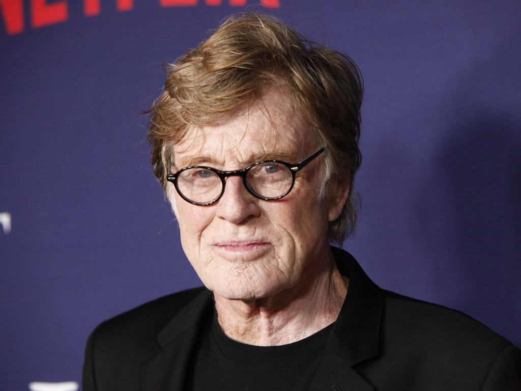 Robert Redford attends the premiere of Netflix