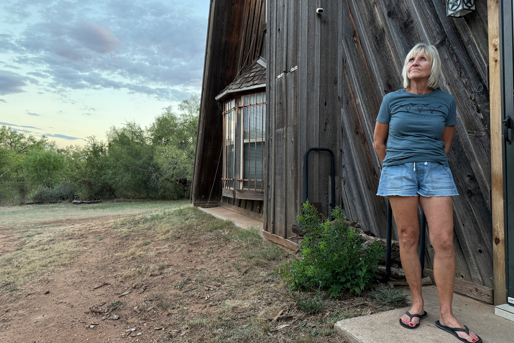 Arlene Mendler, who moved to a rural area north of Abilene, Texas more than 30 years ago for the natural setting