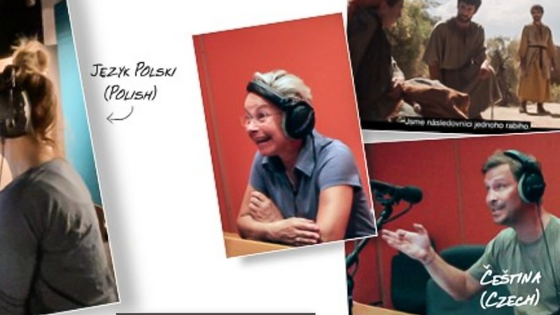 The Chosen being translated into various languages