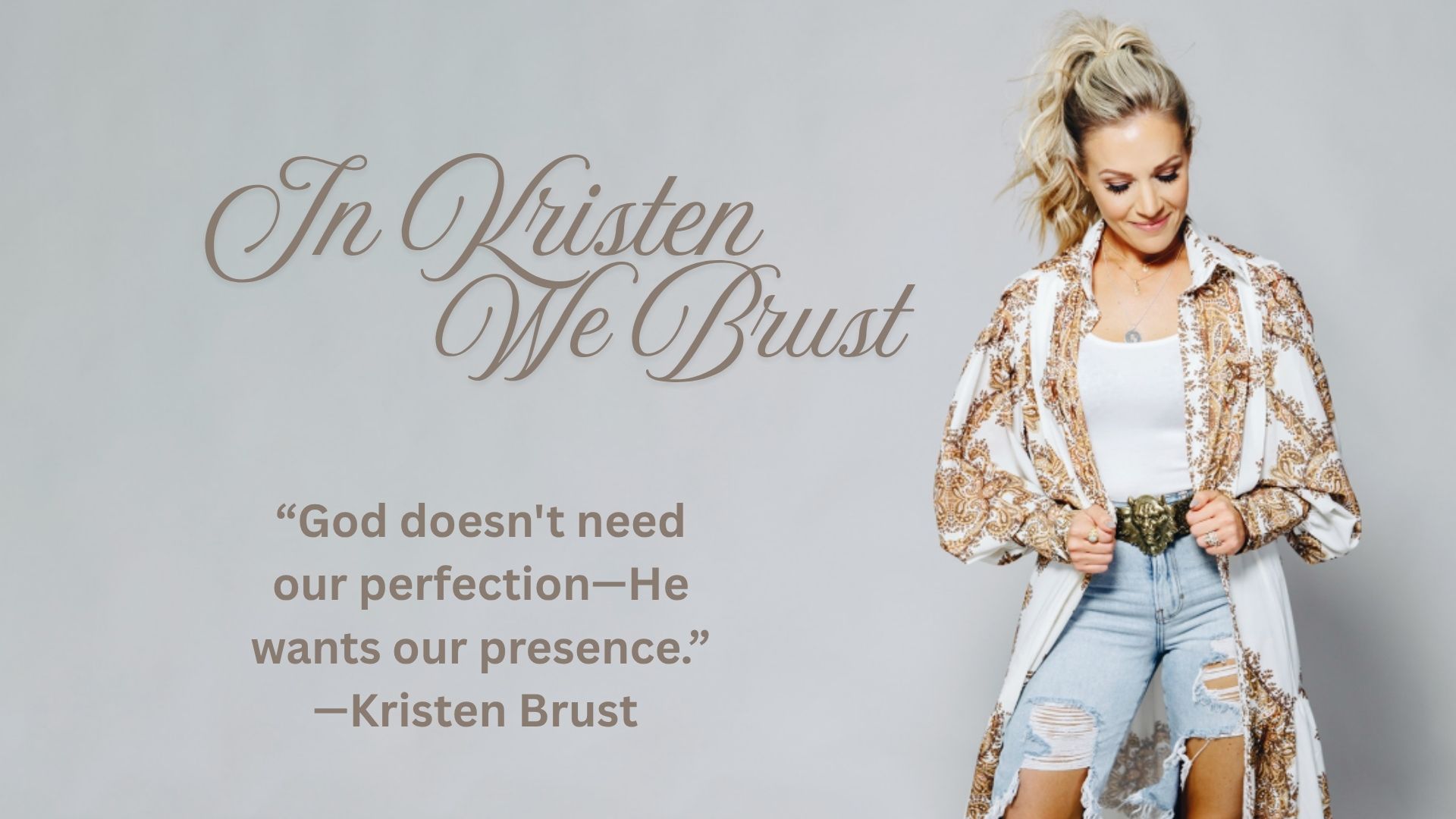 Kristen Brust — In Kristen We Brust