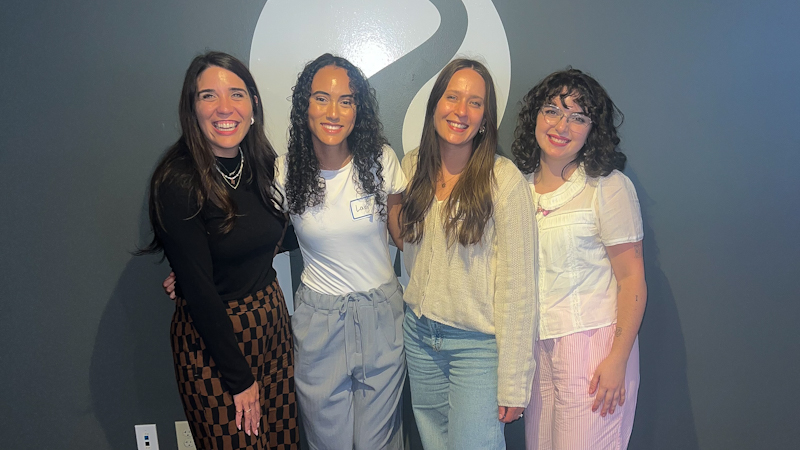 Strouse’s co-workers welcomed her to River Radio Ministries during her summer internship