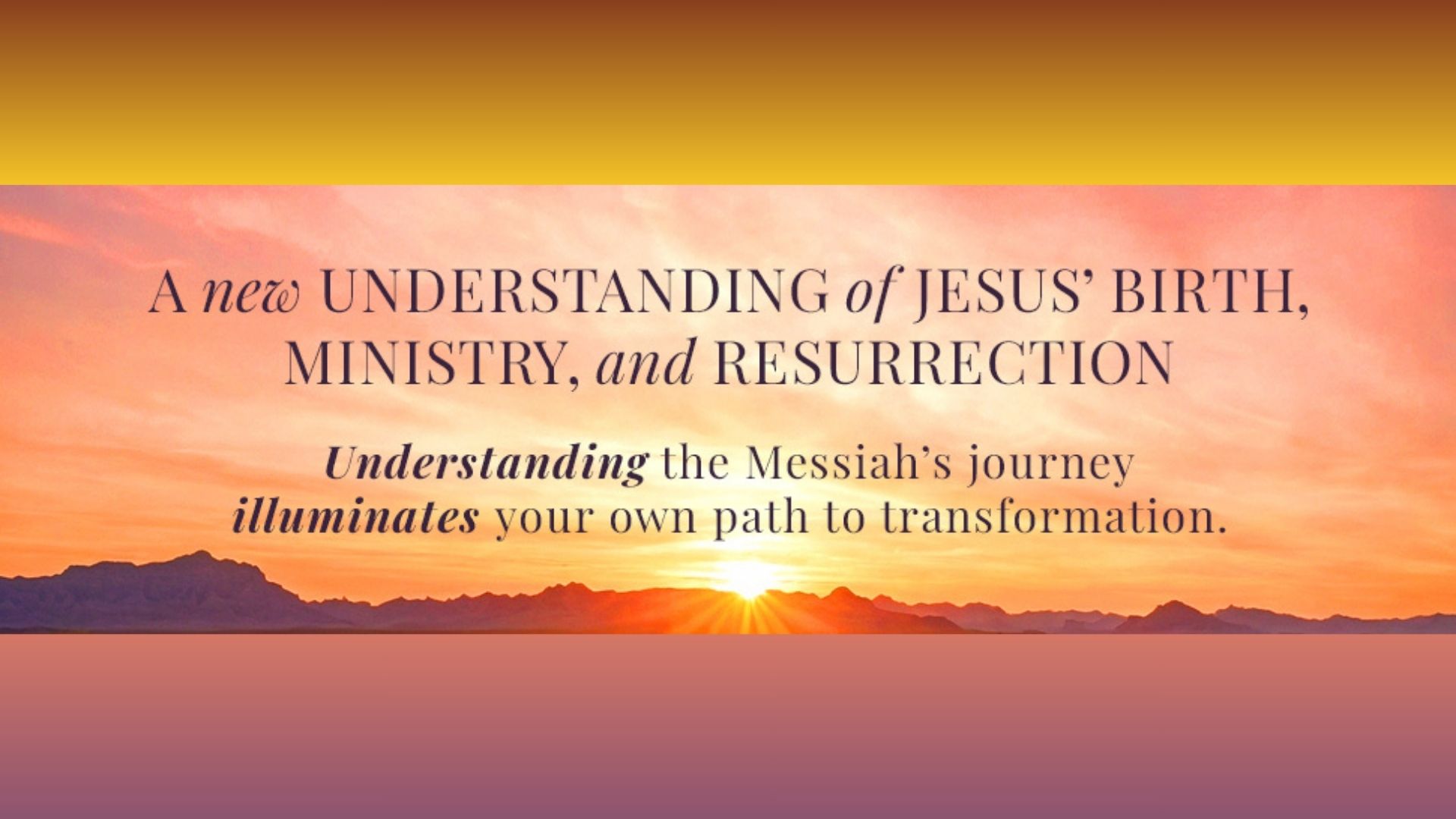 "Transformed by the Messiah" by New York Times Bestselling Author Jason Sobel