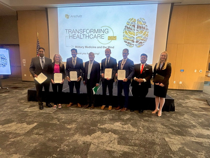 Eddy presented on the house floor to a large group of brain surgeons at the University of Colorado