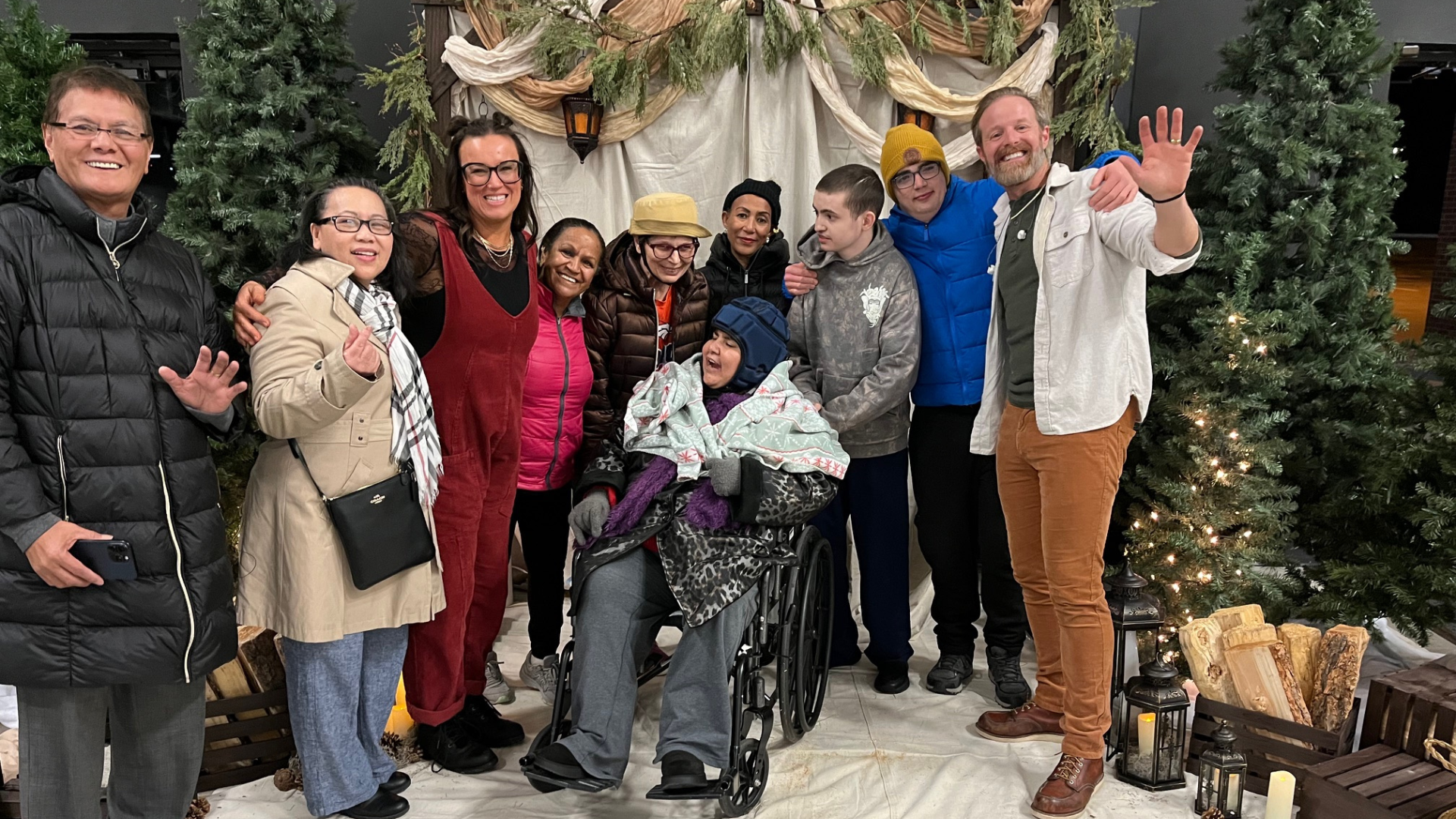 A group of worshippers at the Denver-area sensory-friendly worship night.