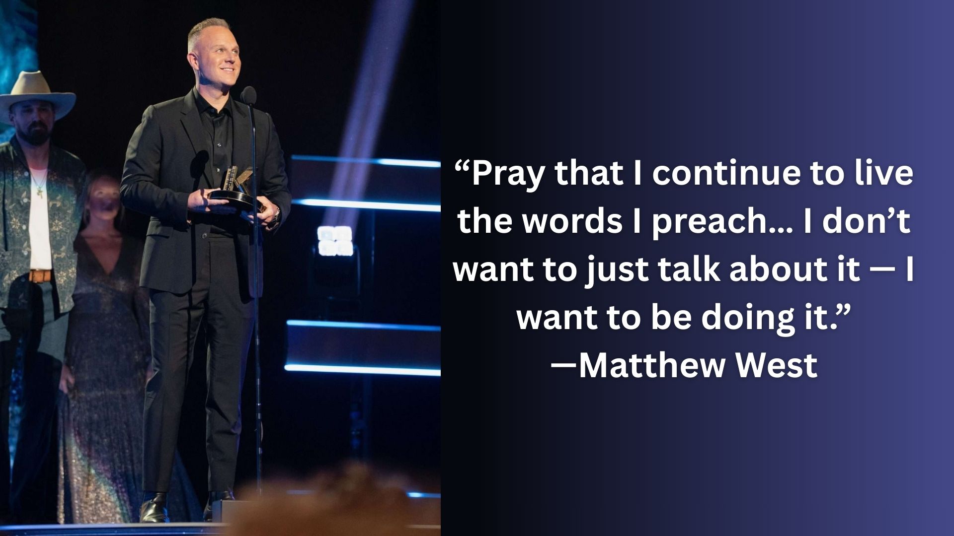 Matthew West Wins Book Impact for ‘My Story, Your Glory’ at 2025 K-LOVE Fan Awards