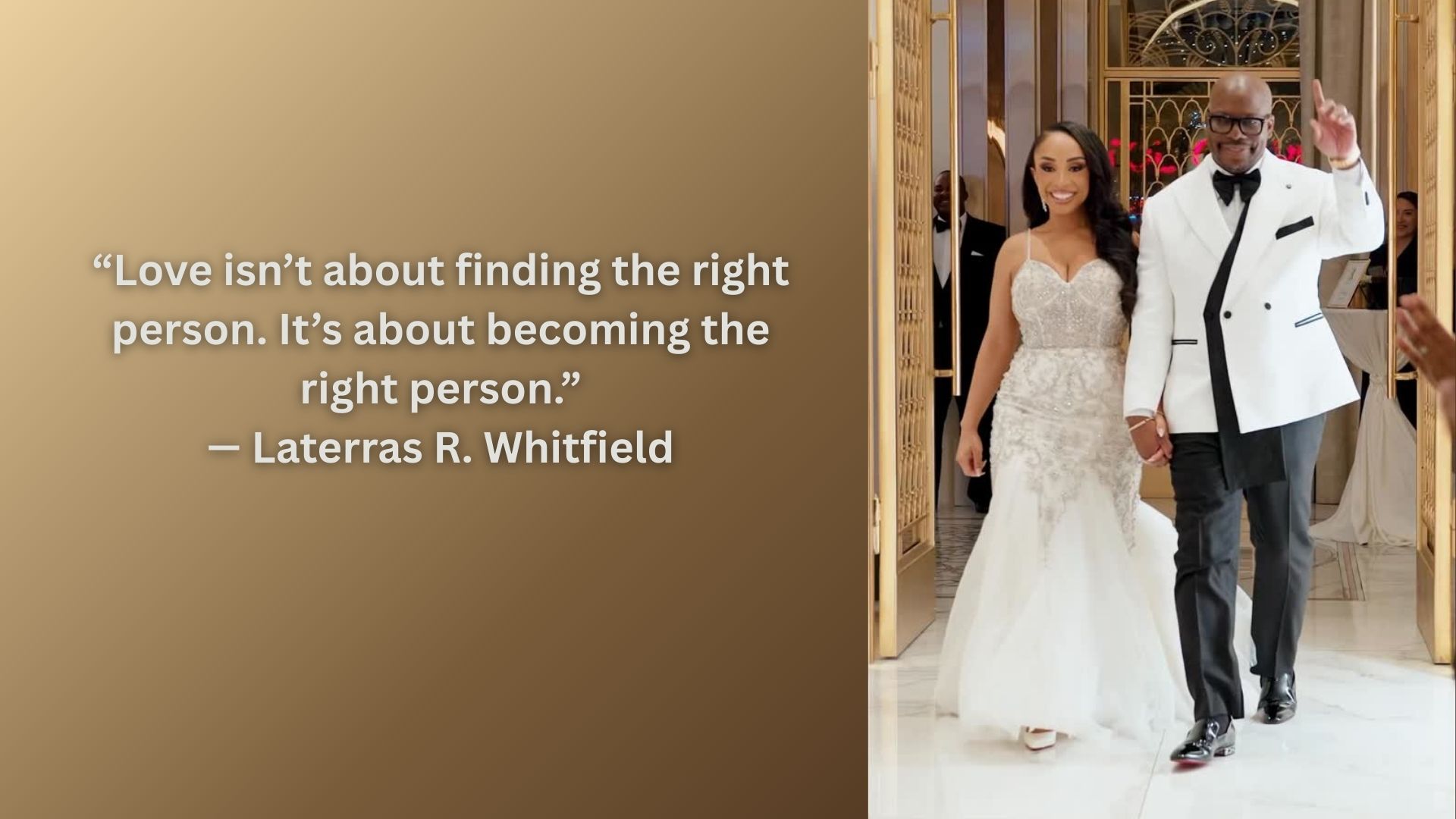 Laterras R. Whitfield and his wife Ashley R. Whitfield