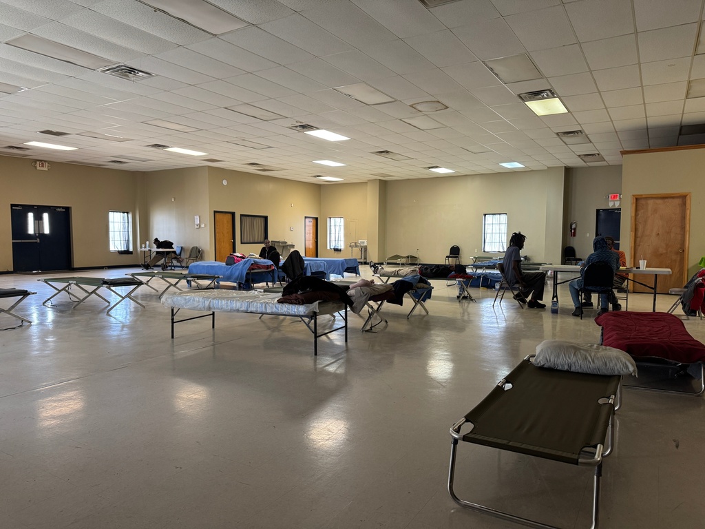 Humphreys County warming center in Belzoni, Miss.