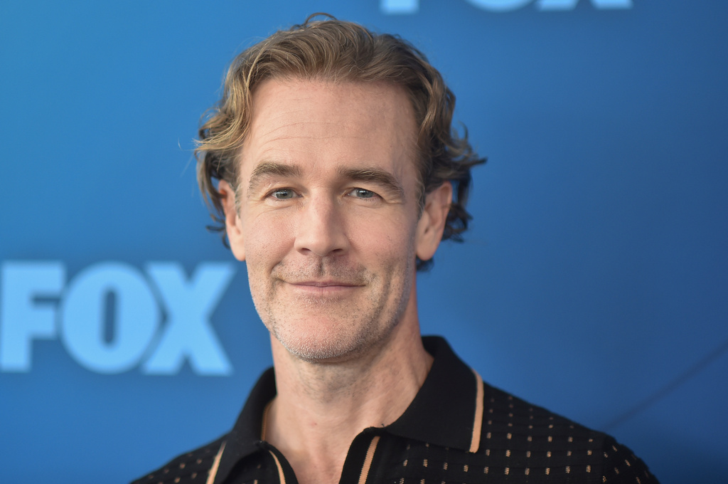  James Van Der Beek attends the FOX Winter Press Day in Los Angeles on Nov. 18, 2024