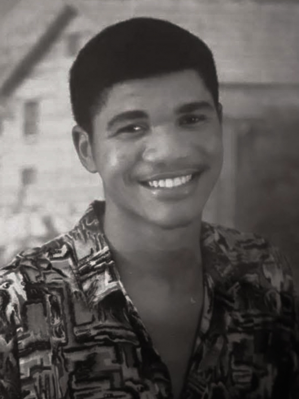 Lou Lilite in 1994, just before boarding a plane to the United States. Now a Cedarville University music professor, Lilite says the journey shaped his perspective on immigration and the importance of seeing people beyond labels.