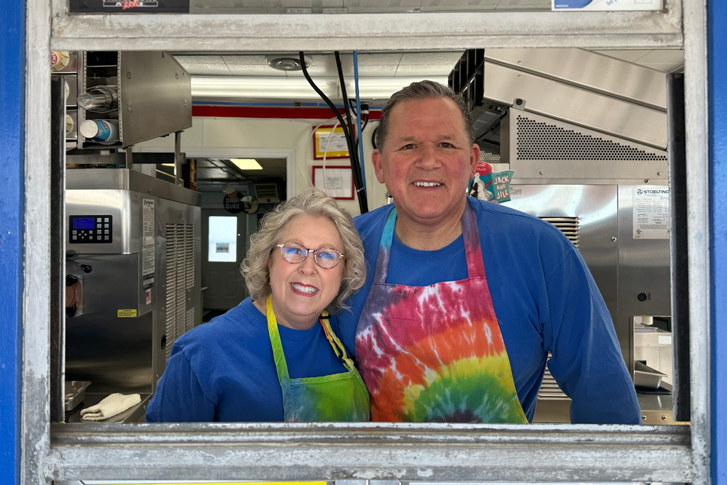 Moorhead Dairy Queen owners Diane, left, and Troy DeLeon