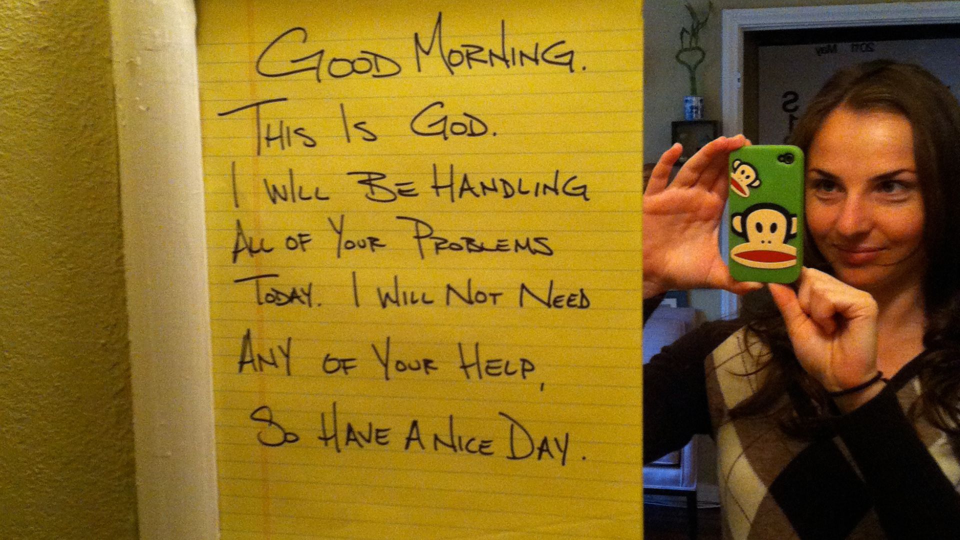 Adrienne Johnson shares a reminder of faith that now anchors her life