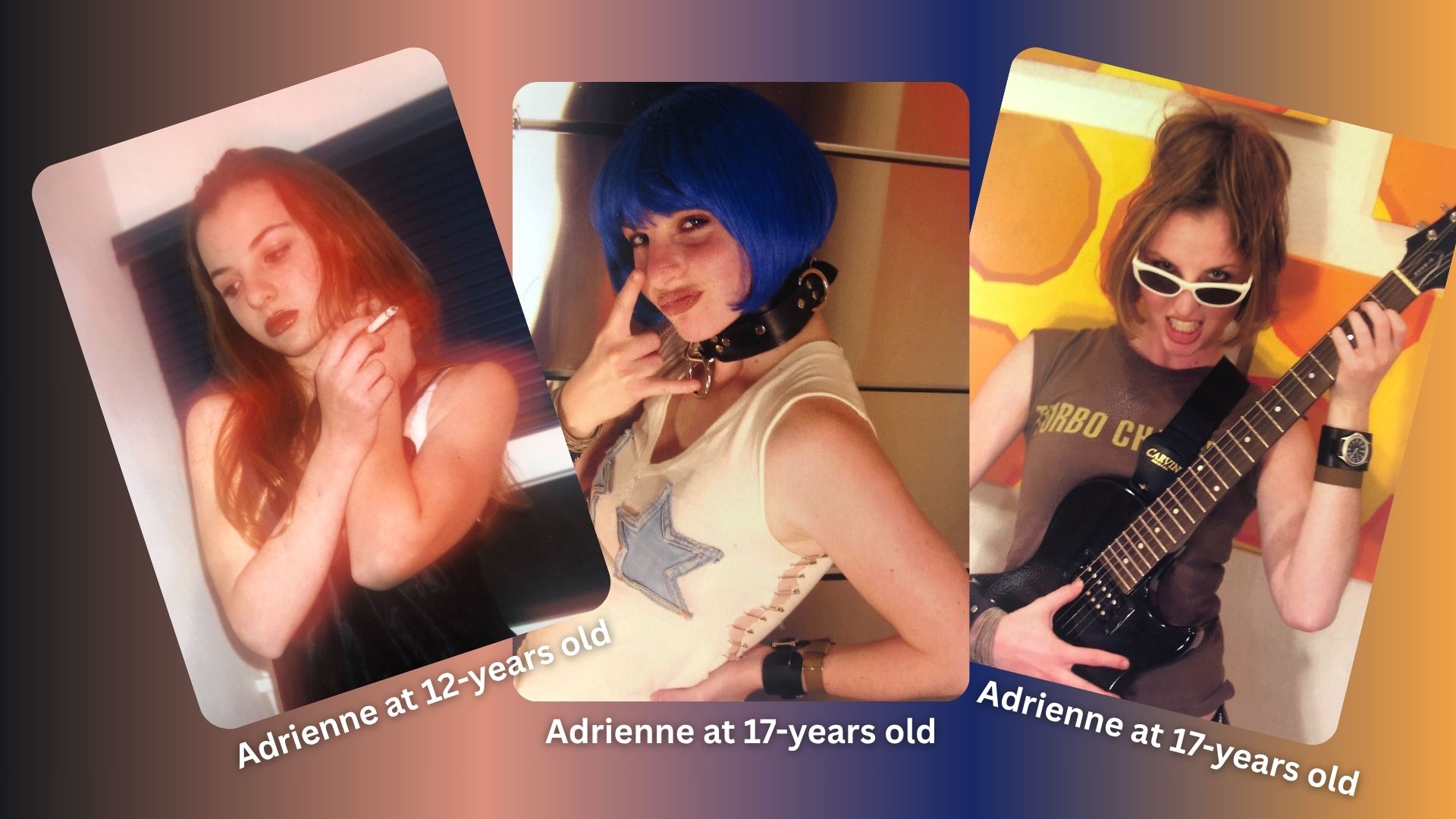  Adrienne Johnson in her teenage years—before the night that would begin her journey toward faith