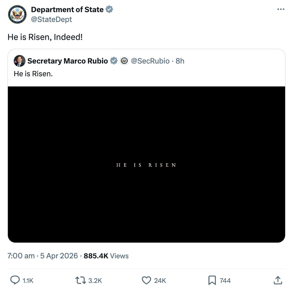 Positive References To Faith In Christ Very Noticeable In Federal Government Social Media