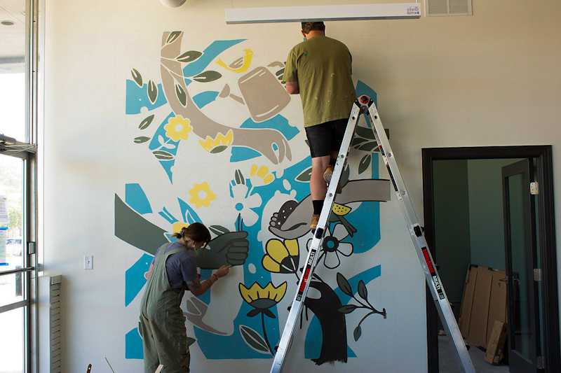 Victory Garden Studio uses hand-painted murals, illustration and graphic design to enrich community spaces in Greenville, contributing to the city’s growing arts and culture economy.  