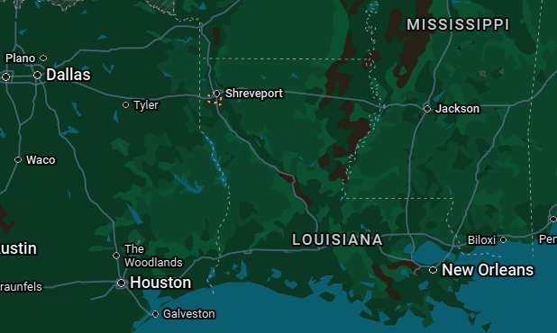 Shreveport map 