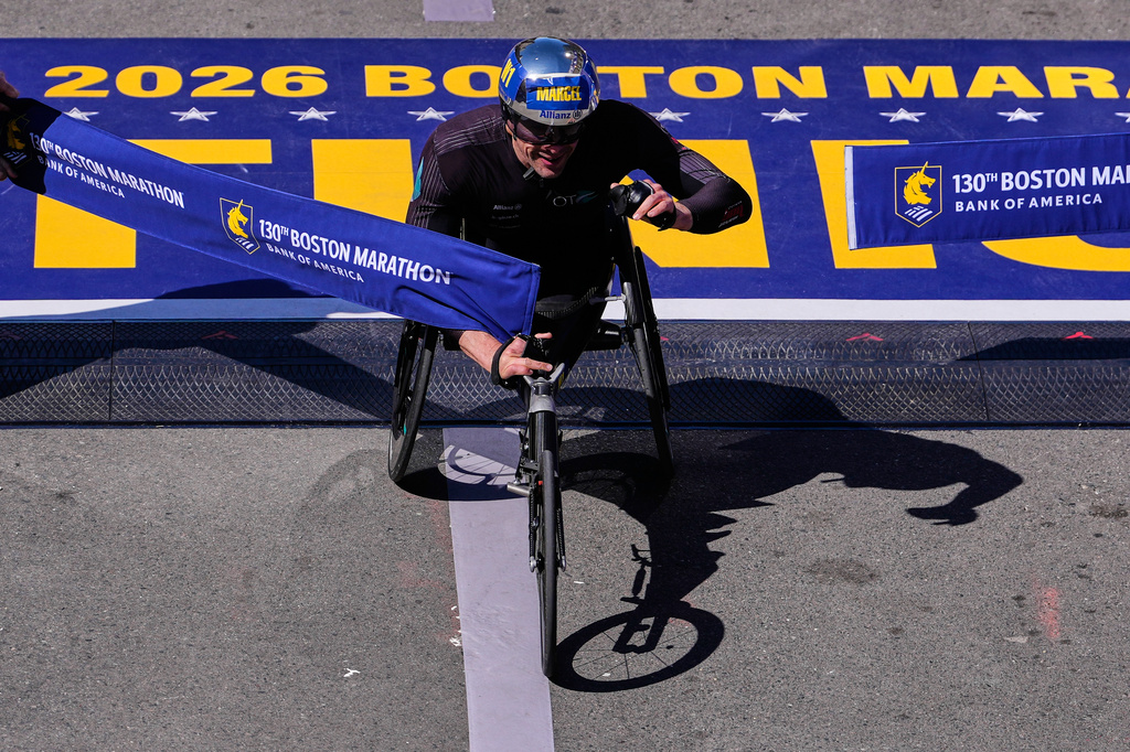 Marcel Hug Takes Win In Boston Marathon Wheelchair Category
