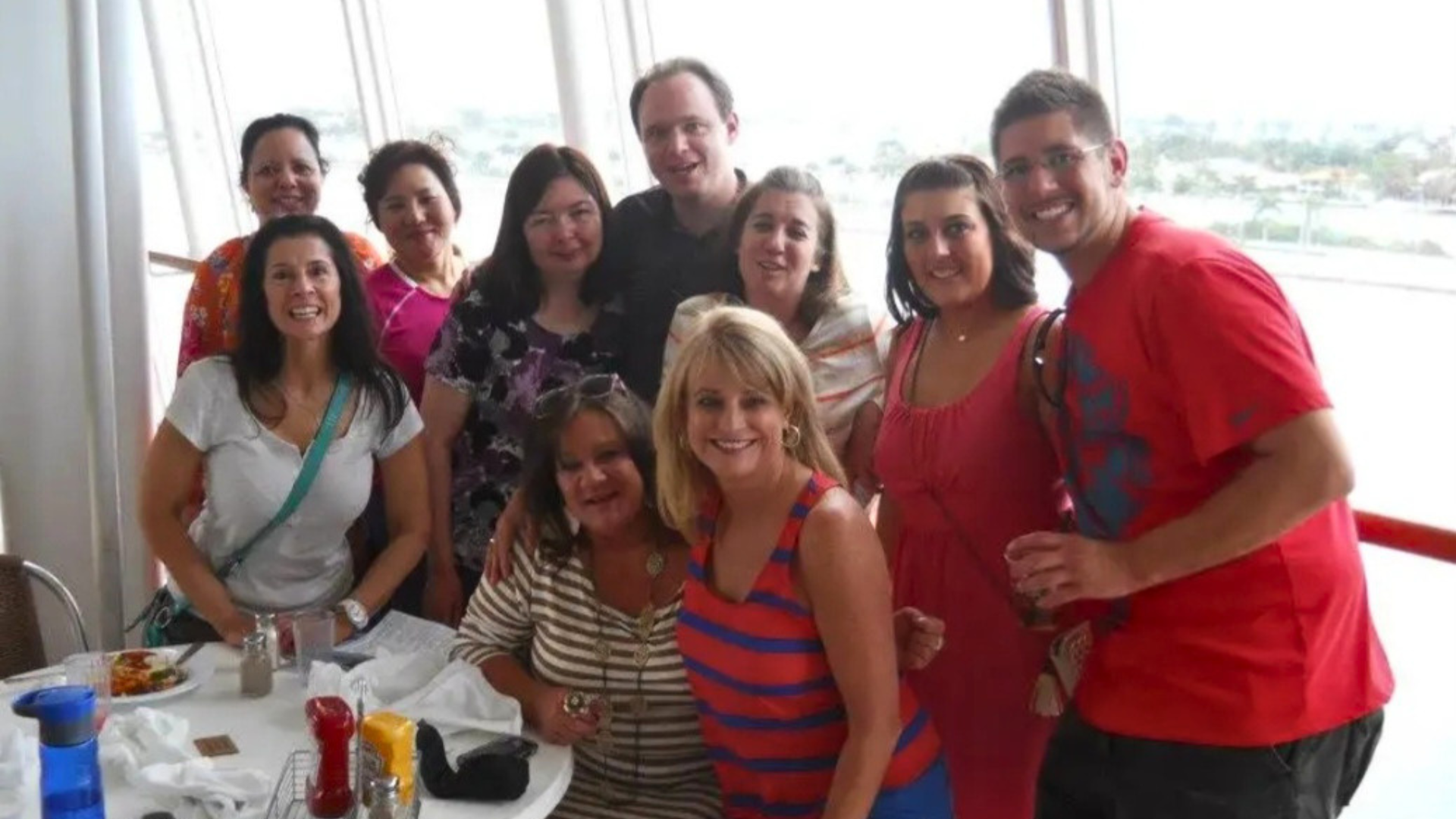 Group members take in a Bahamas cruise together.