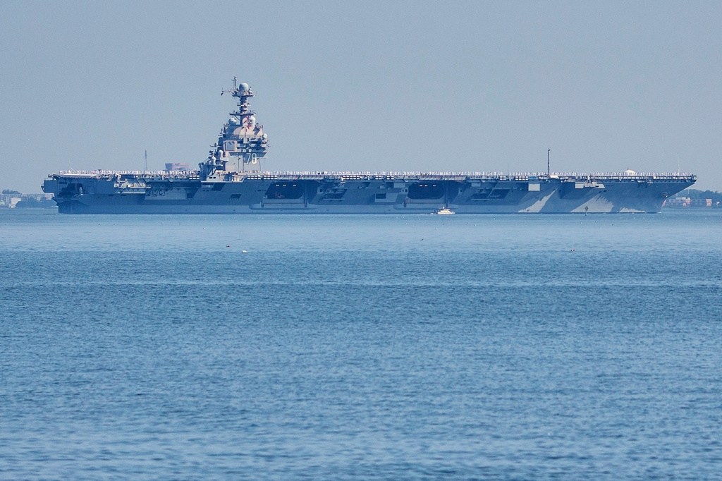 Deployed Nearly 300 Days USS Ford Carrier Group Heads Home 