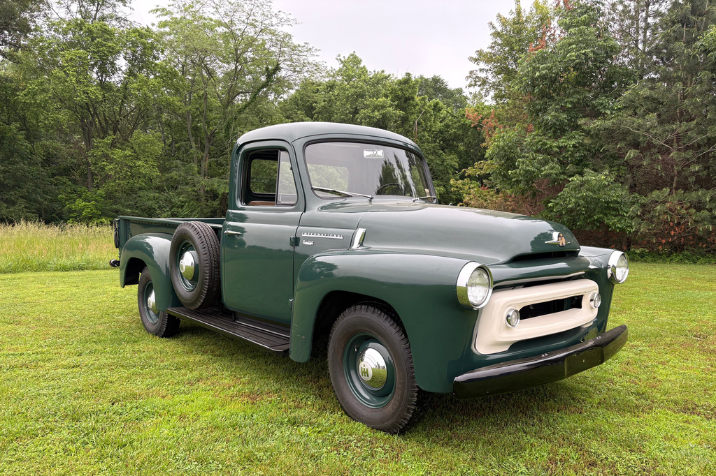 1956 International Harvester S-110 is displayed at Paul Meyer