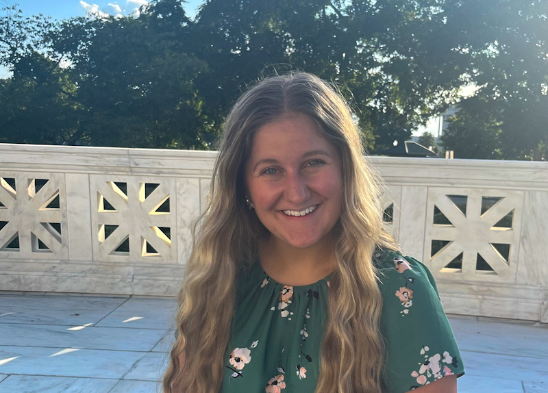 Just One Year Out Of Christian College, She's Working In A Select Important Capital Hill Office