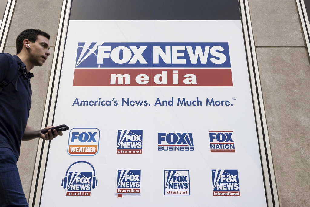 Fox News sign