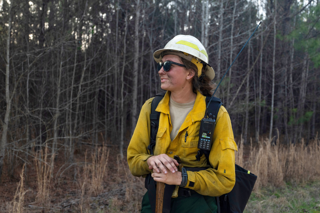 Wildland firefighter Sydney Watson