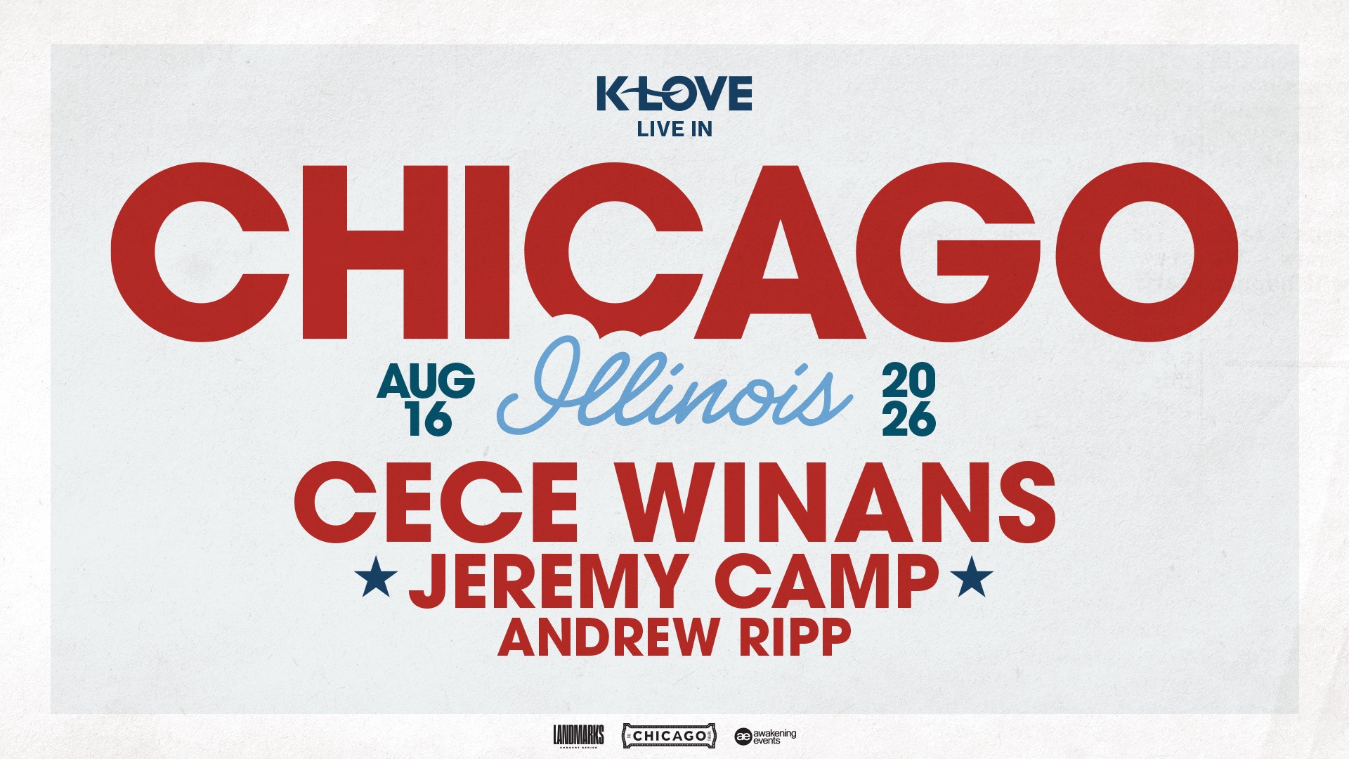 "K-LOVE Landmarks" 2026 Concert Series Features Christian Music's Biggest Artists At America's Most Iconic Venues