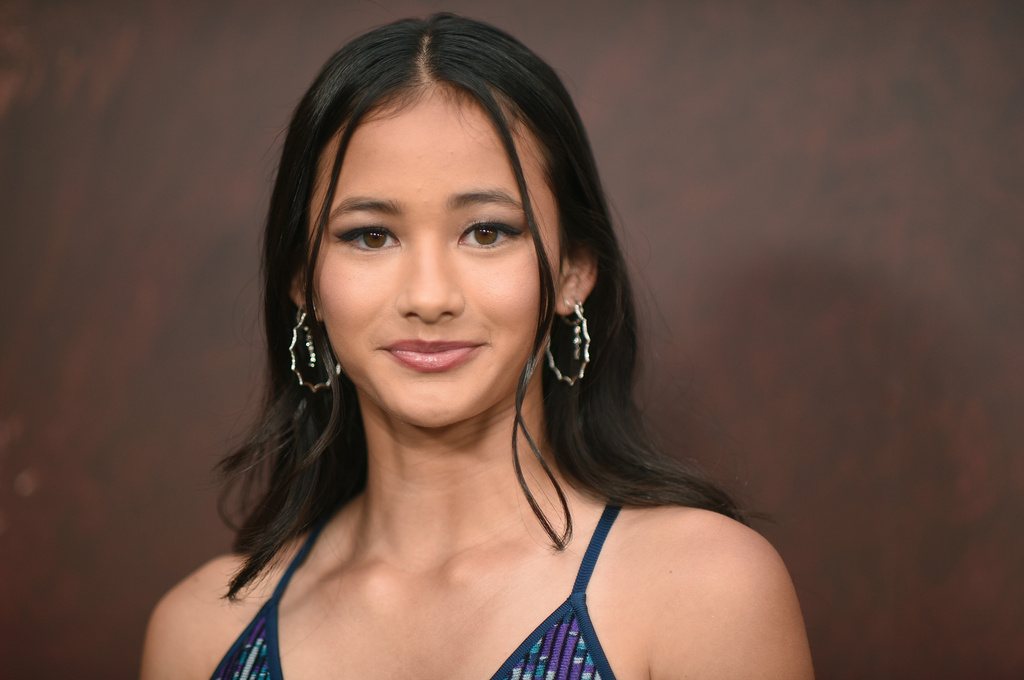 Kaylee Hottle appears at the premiere of "Godzilla x Kong: The New Empire"