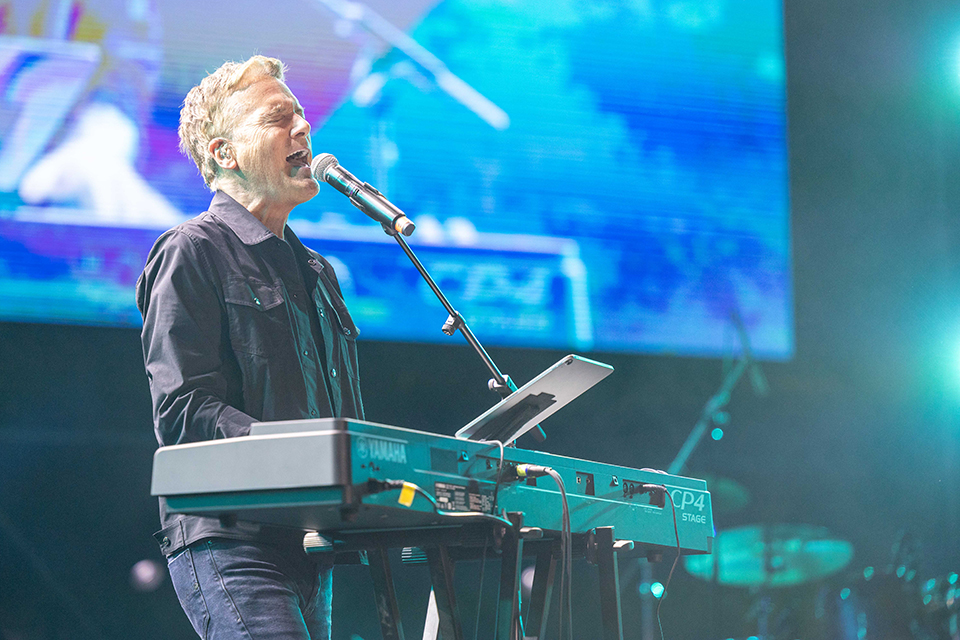 Michael W. Smith has joined Franklin Graham for many evangelistic outreaches around the world, leading crowds in singing praises to God. Before he left the stage Saturday night, he lingered, listening as people worshipped along a cappella.
