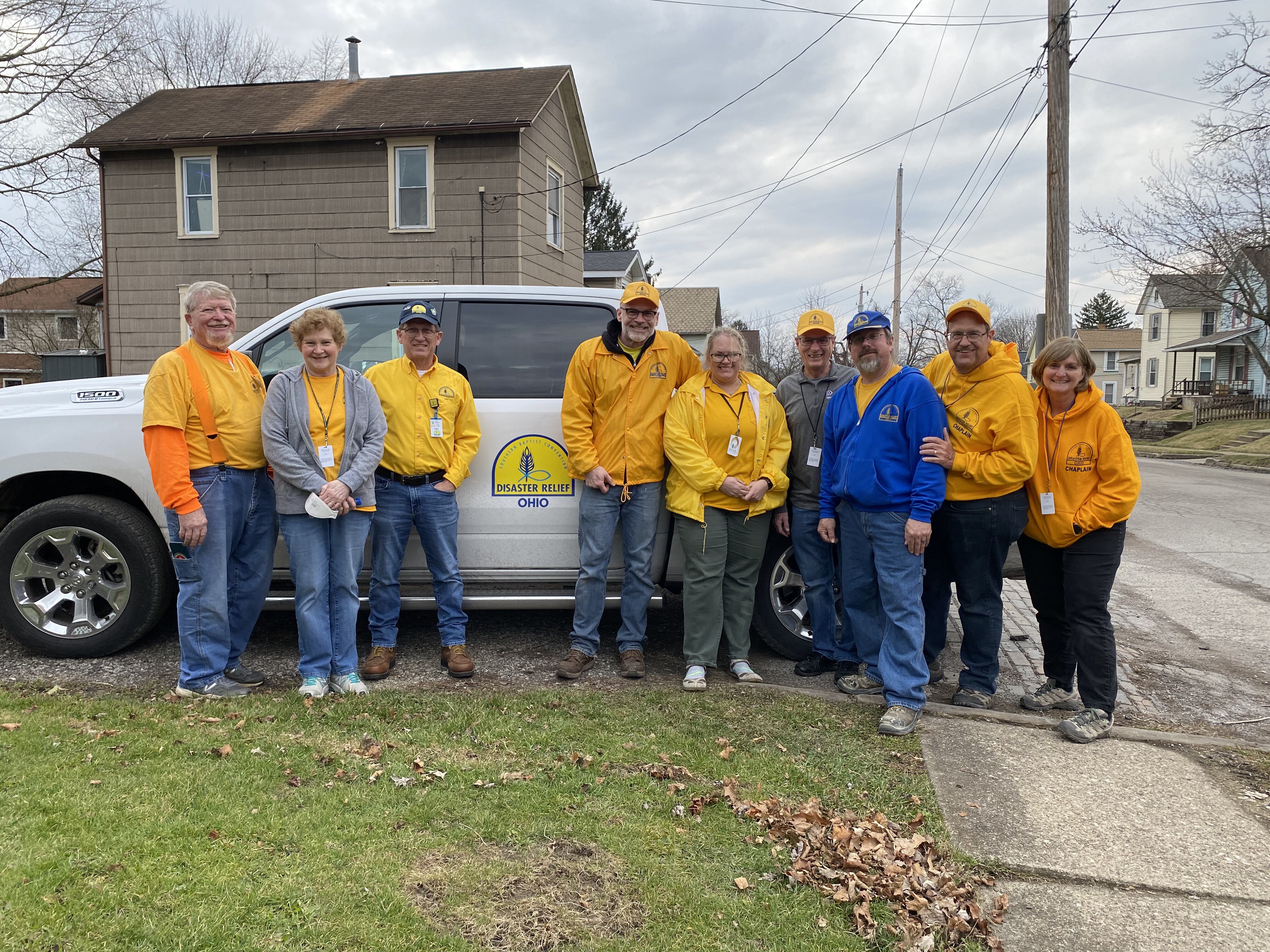 Ohio Southern Baptist Disaster Relief team in East Palestine, Ohio