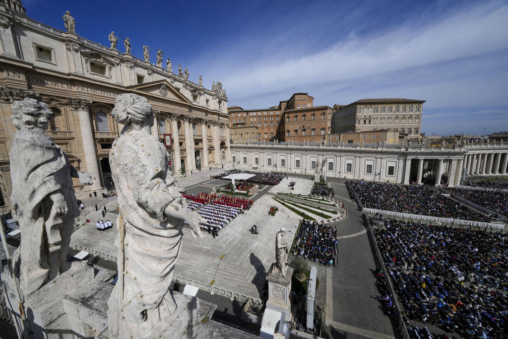 A view of the Palm Sunday