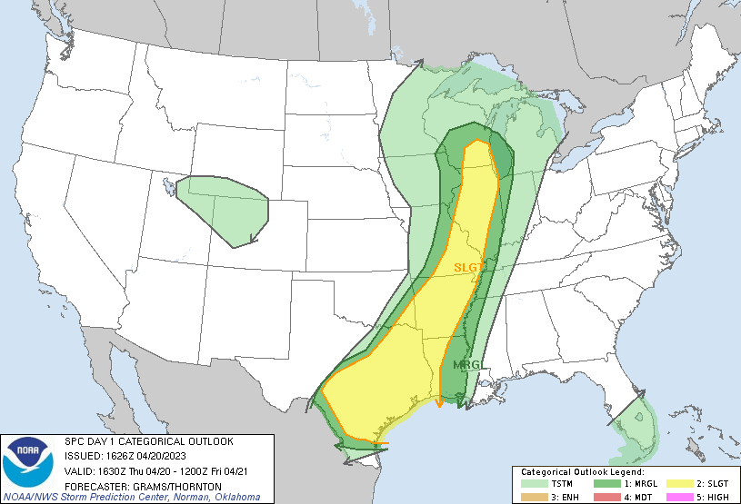 Severe weather risk