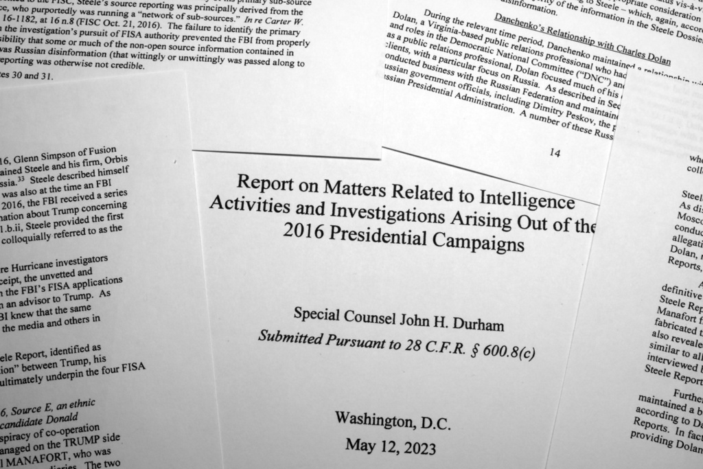 The final report by special prosecutor John Durham 