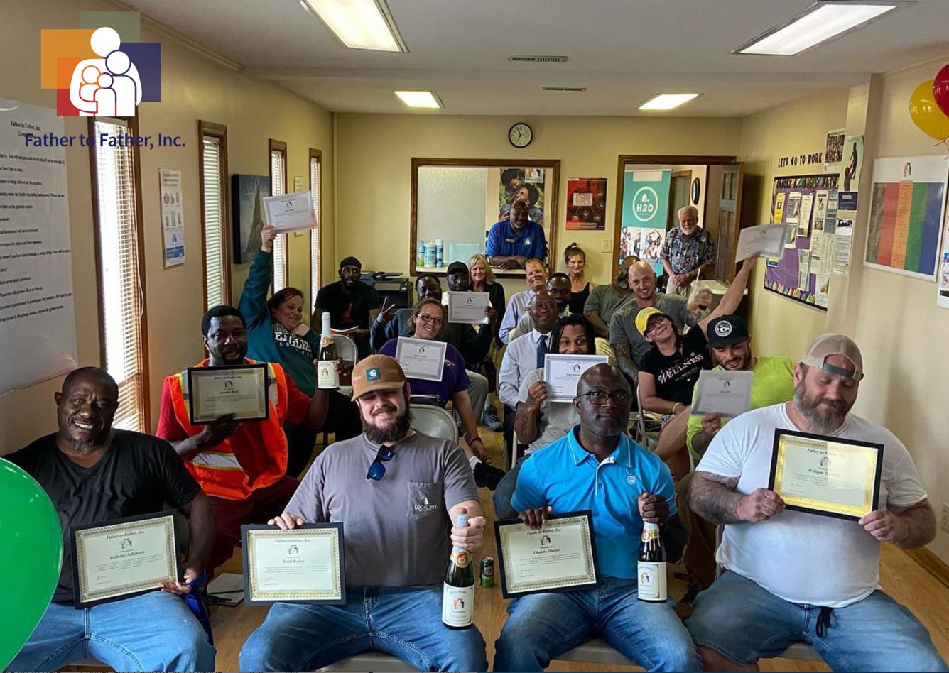 Father to Father graduation ceremony