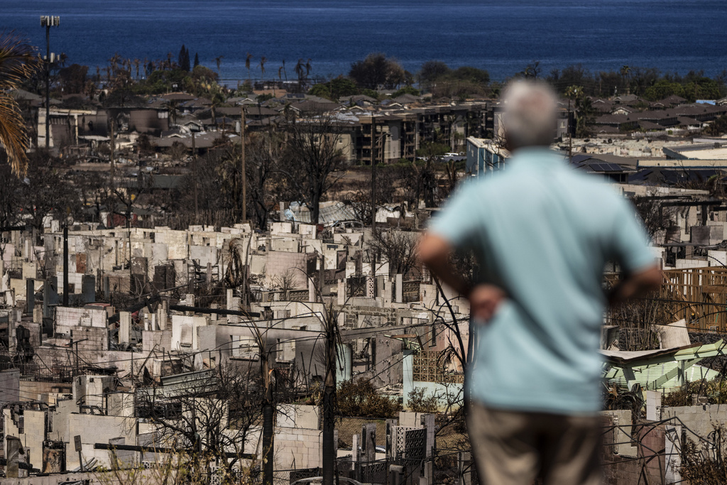 Aftermath of the deadly wildfire in Lahaina, Hawaii