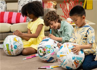 “About a year ago, we started seeing schools and learning centers order 24 Ollyballs at a time. We reached out to them and learned that they use Ollyball for active indoor recess and to facilitate learning.” 