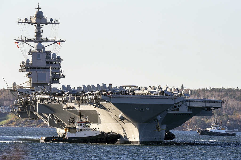 The USS Gerald R. Ford, one of the world