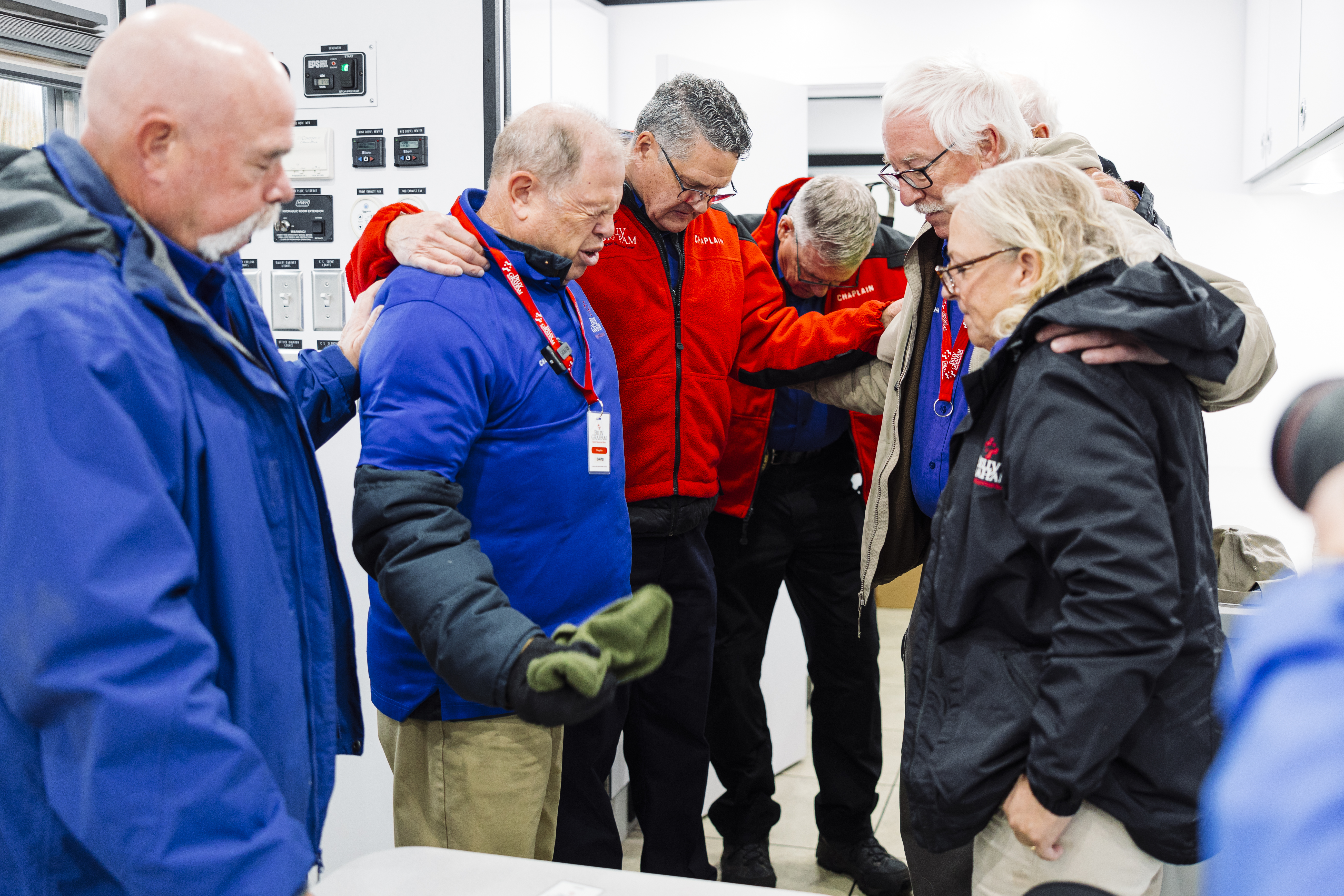 Prayer is an essential part of the Billy Graham Rapid Response Team