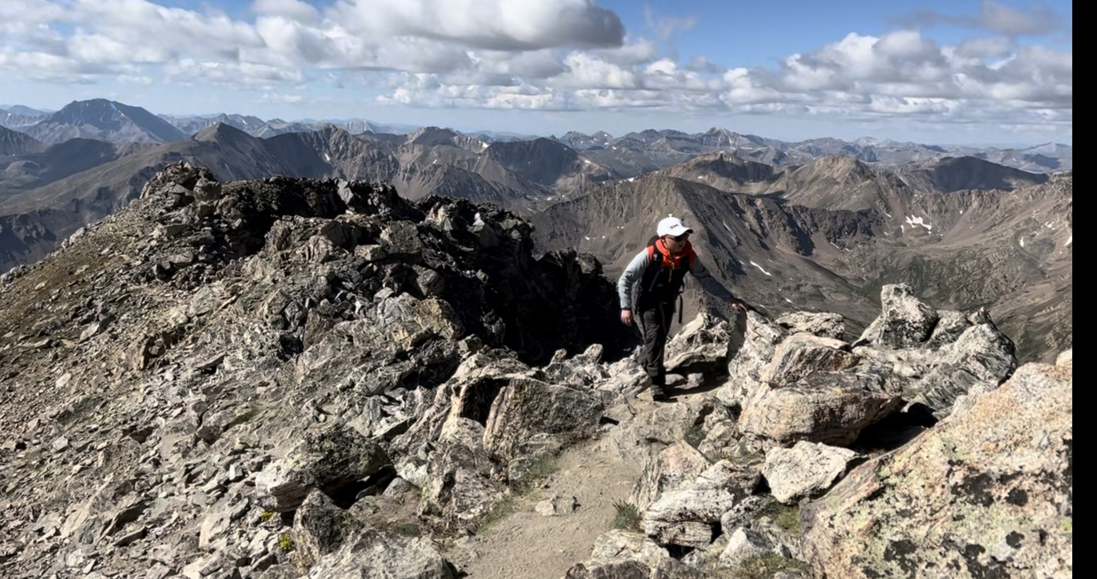 Bryson Reine scaling mountain