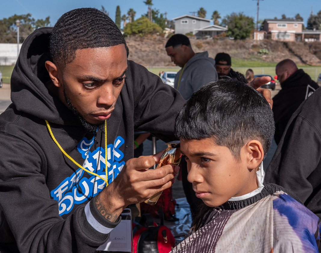 Free haircuts, too!